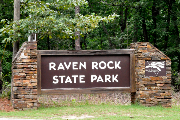 Raven Rock State Park Sign